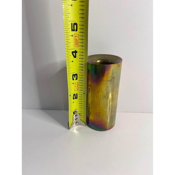 Brass Modern Candle Votive/Taper Candle Holders - Picture 8 of 10